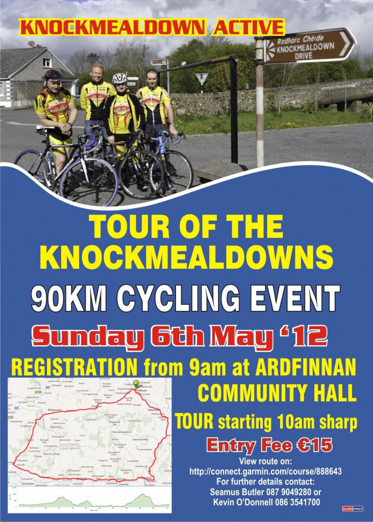 Knockmealdown Active - 90K Cycle May 6th