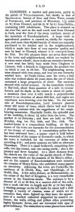 Clogheen Excerpt from Samuel Lewis' 1837 Topical Dictionary of Ireland